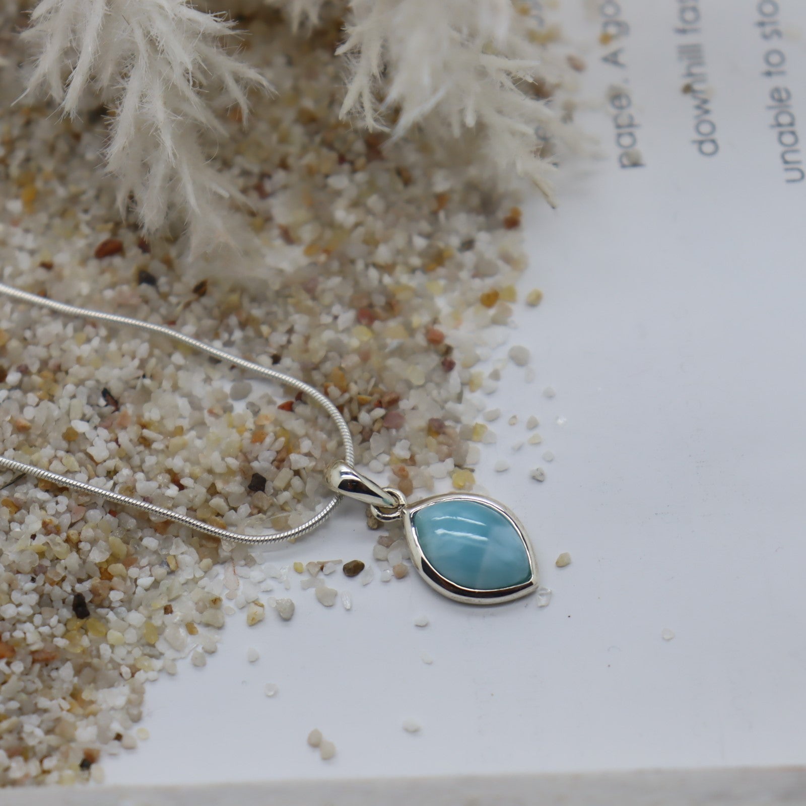 Lila Larimar Necklace