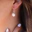 Elsie Pearl Silver Earring