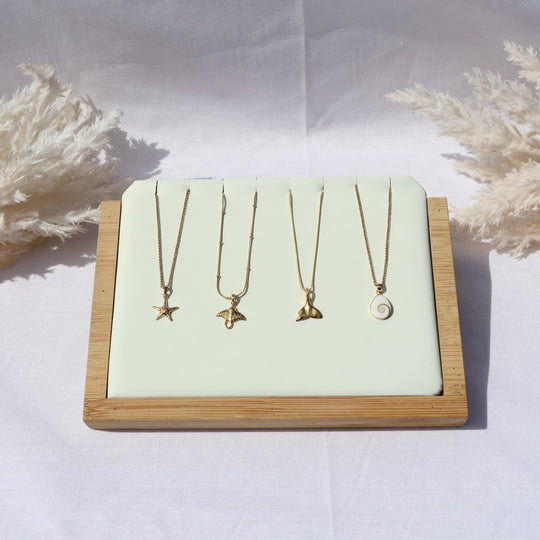 Bamboo White Pendant Display