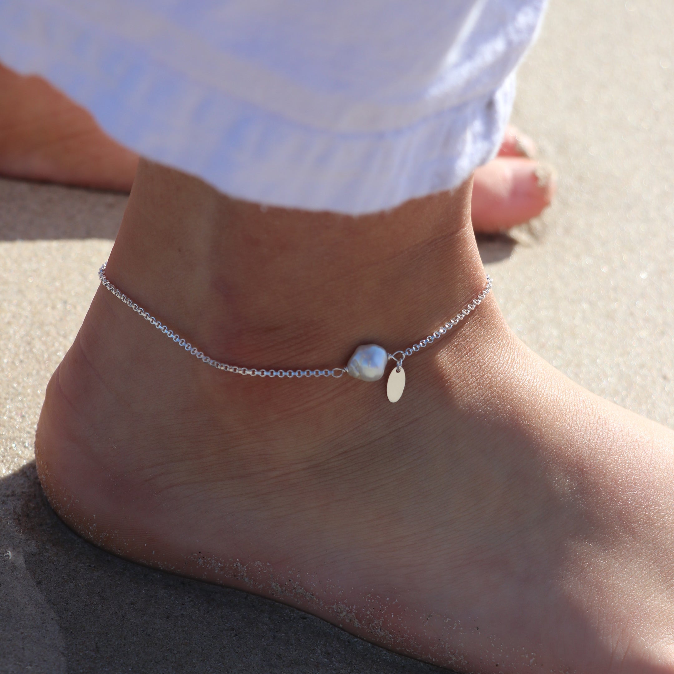 Emily Pearl Anklet