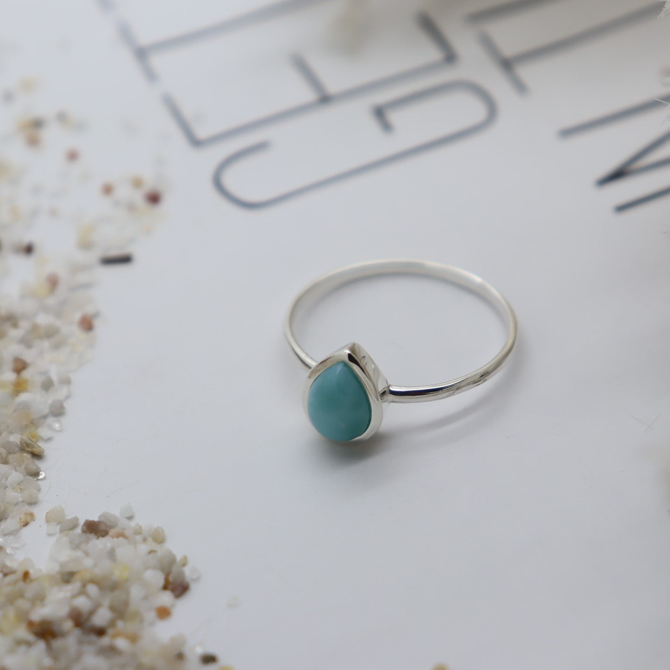 Penelope Larimar Ring WHOLESALE