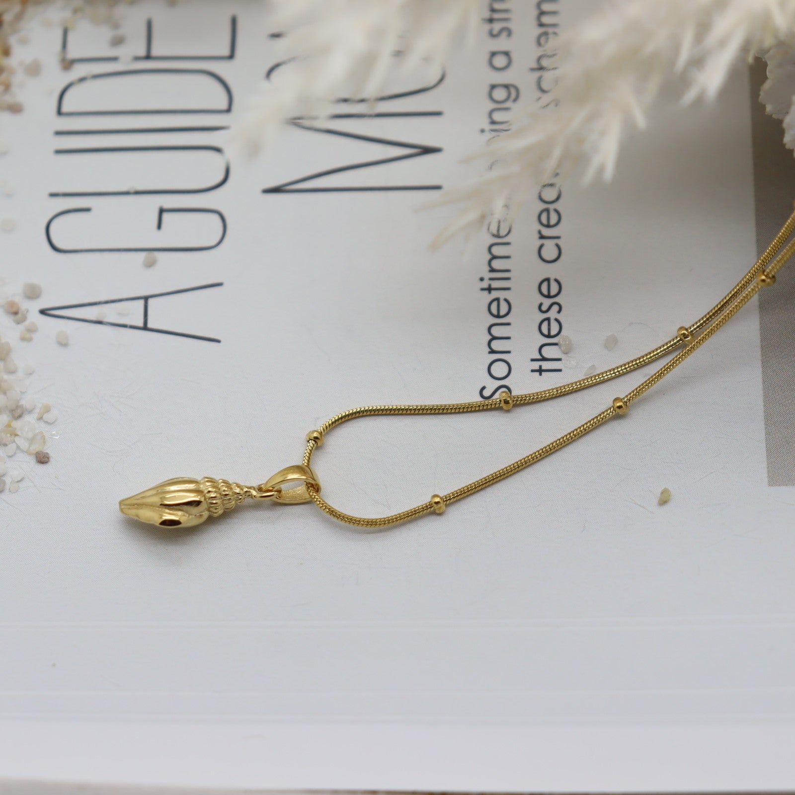 Seashell Gold Necklace