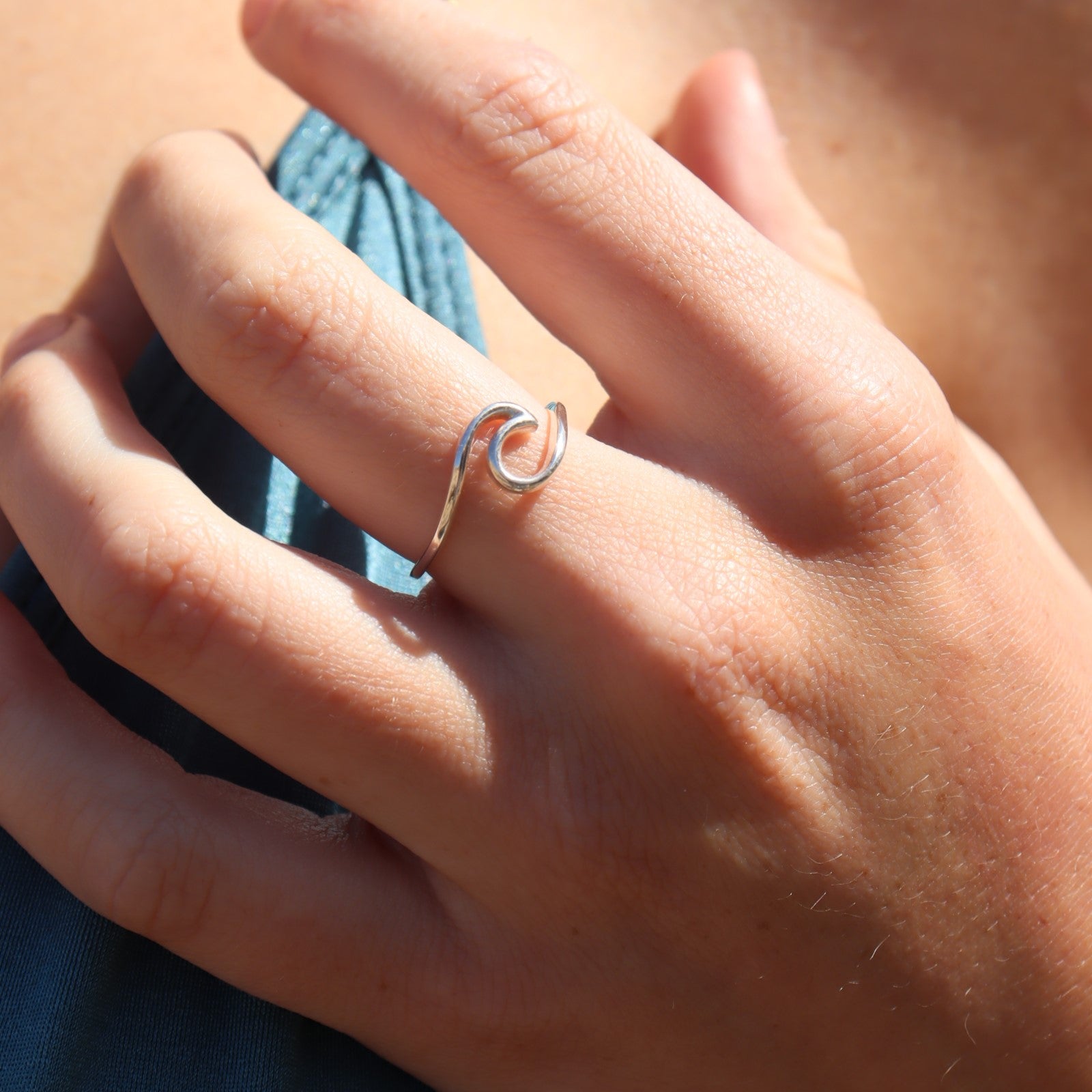 Wave Silver Ring