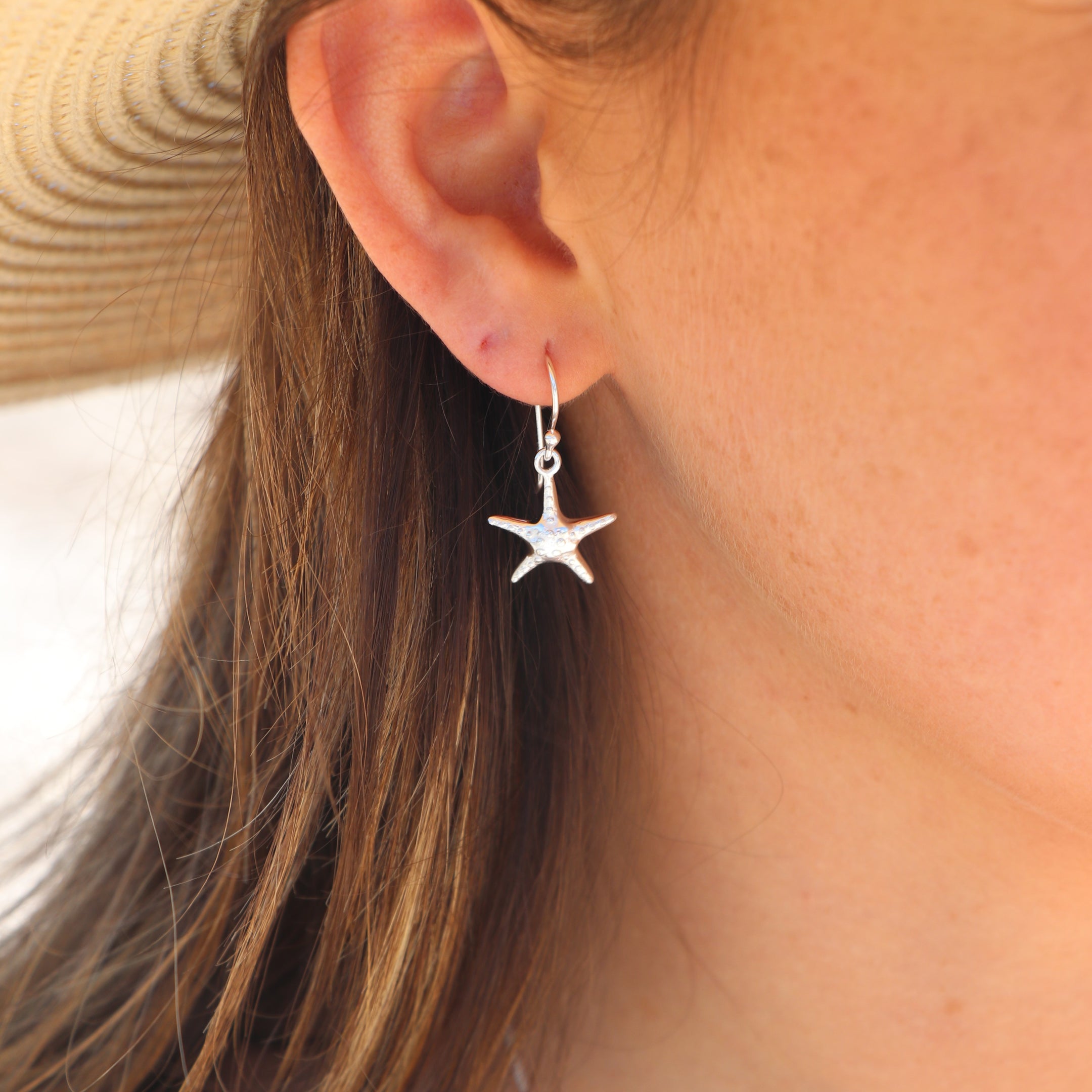 Starfish Silver Drop