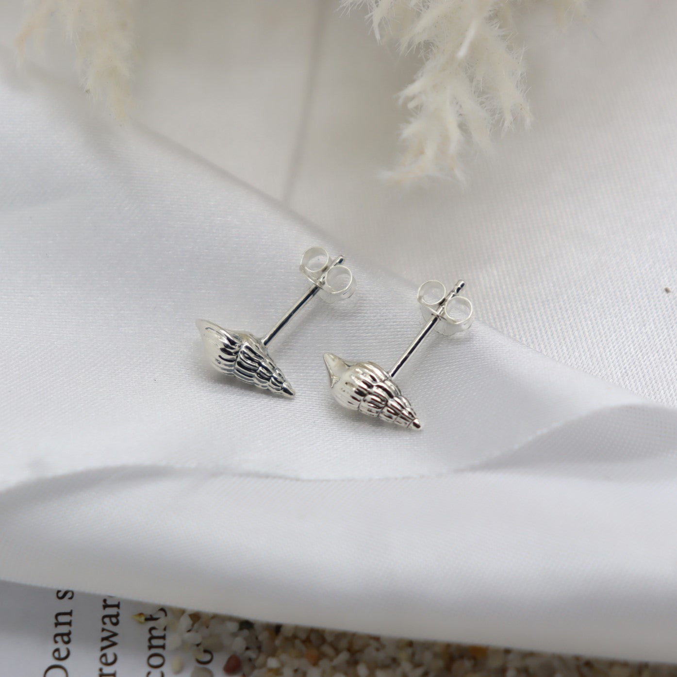 Tulip Shell Stud