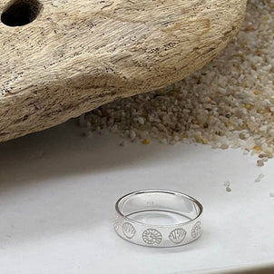 Coral Cove Silver Ring