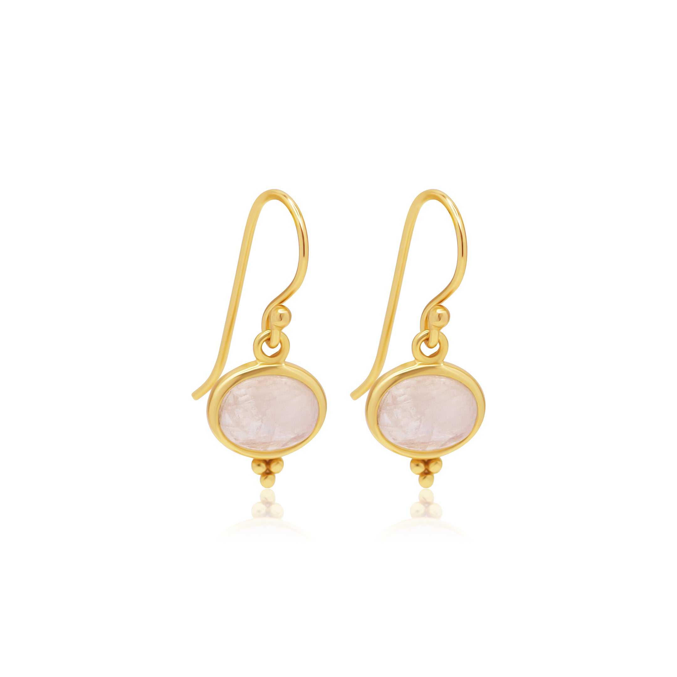 Aleta Moonstone Earring Gold