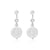 Ariana Freshwater Pearl Earrings Silver