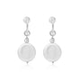 Ariana Freshwater Pearl Earrings Silver