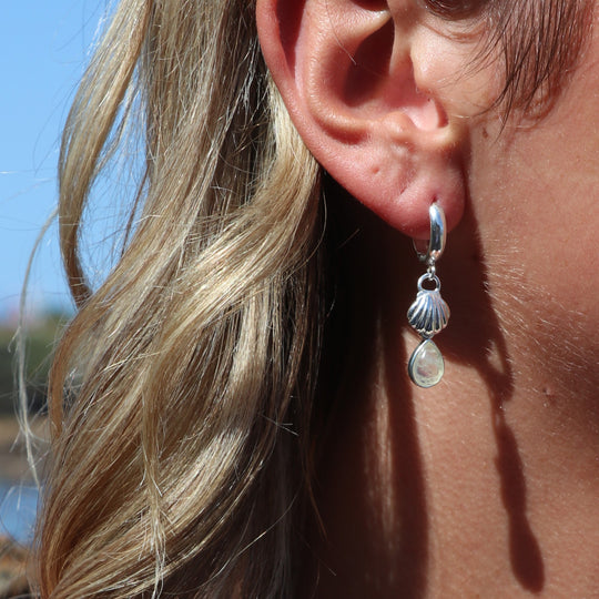 Arie Moonstone Silver Drop