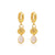 Arie Moonstone Gold Drop