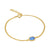 Ariel Blue Opal Gold Bracelet