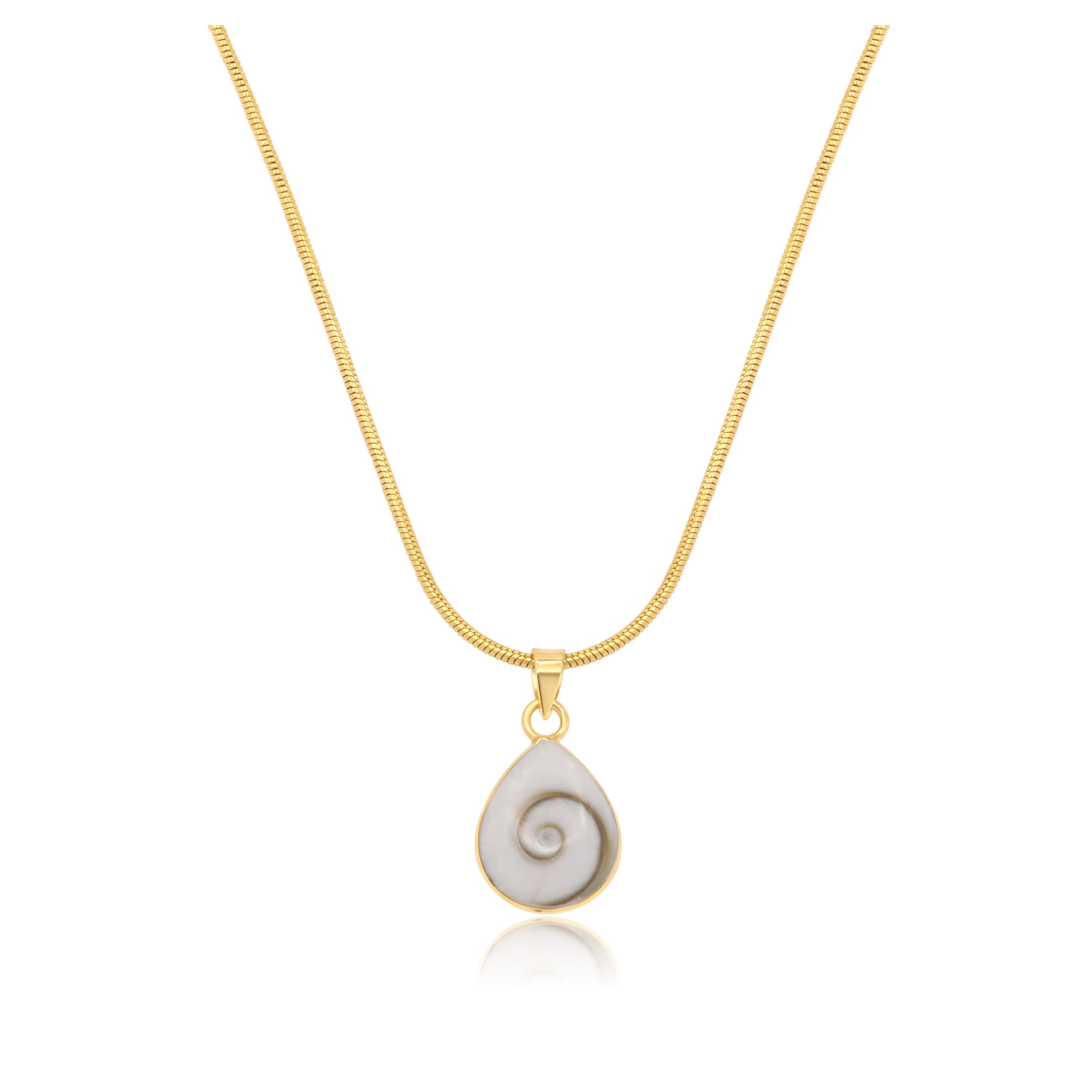 Arien Shiva Eye Gold Necklace