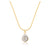 Arien Shiva Eye Gold Necklace