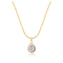 Arien Shiva Eye Gold Necklace