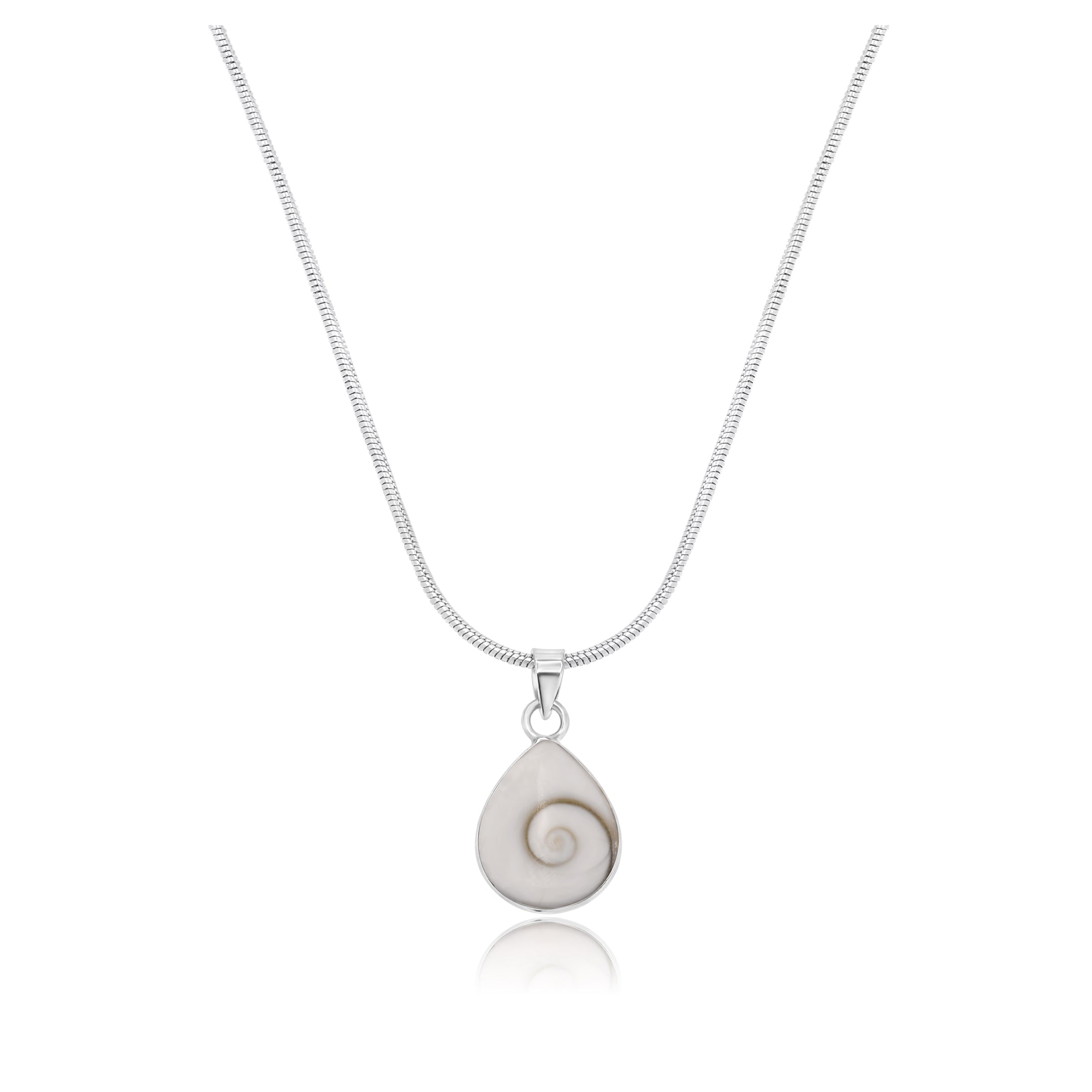 Arien Shiva Eye Silver Necklace