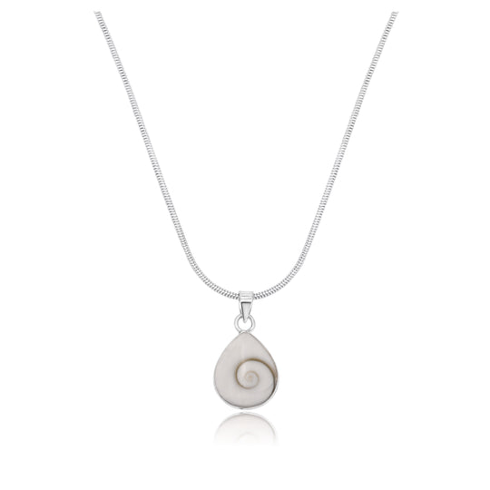 Arien Shiva Eye Silver Necklace