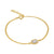 Ariel White Opal Gold Bracelet