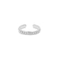 Atlas Silver Toe Ring