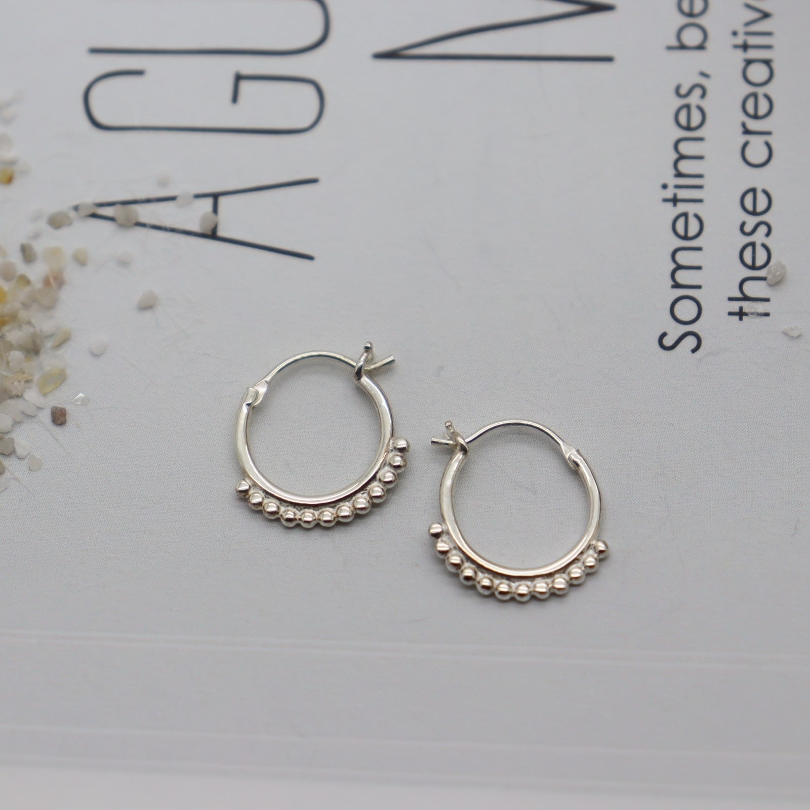 Camila Huggie Silver WHOLESALE