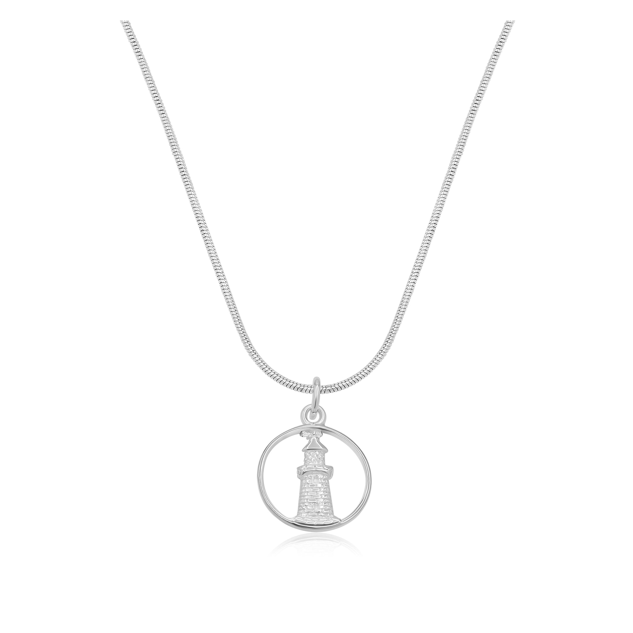 Cape Naturaliste Lighthouse Sterling Silver Necklace