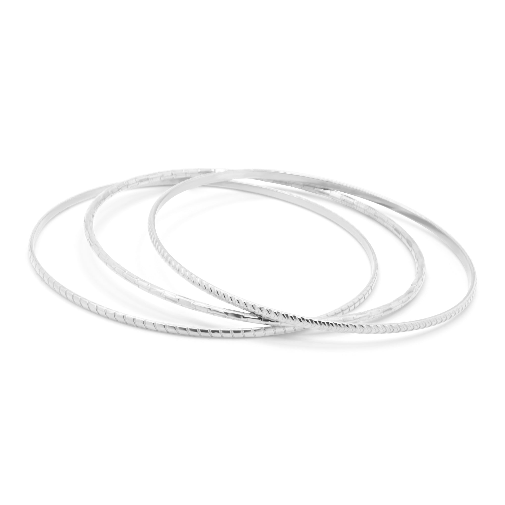 Celestial Silver Bangles