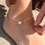 Ceres Shiva Gold Anklet WHOLESALE