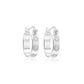 Coral Cove Silver Hoop Earrings