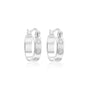 Coral Cove Silver Hoops