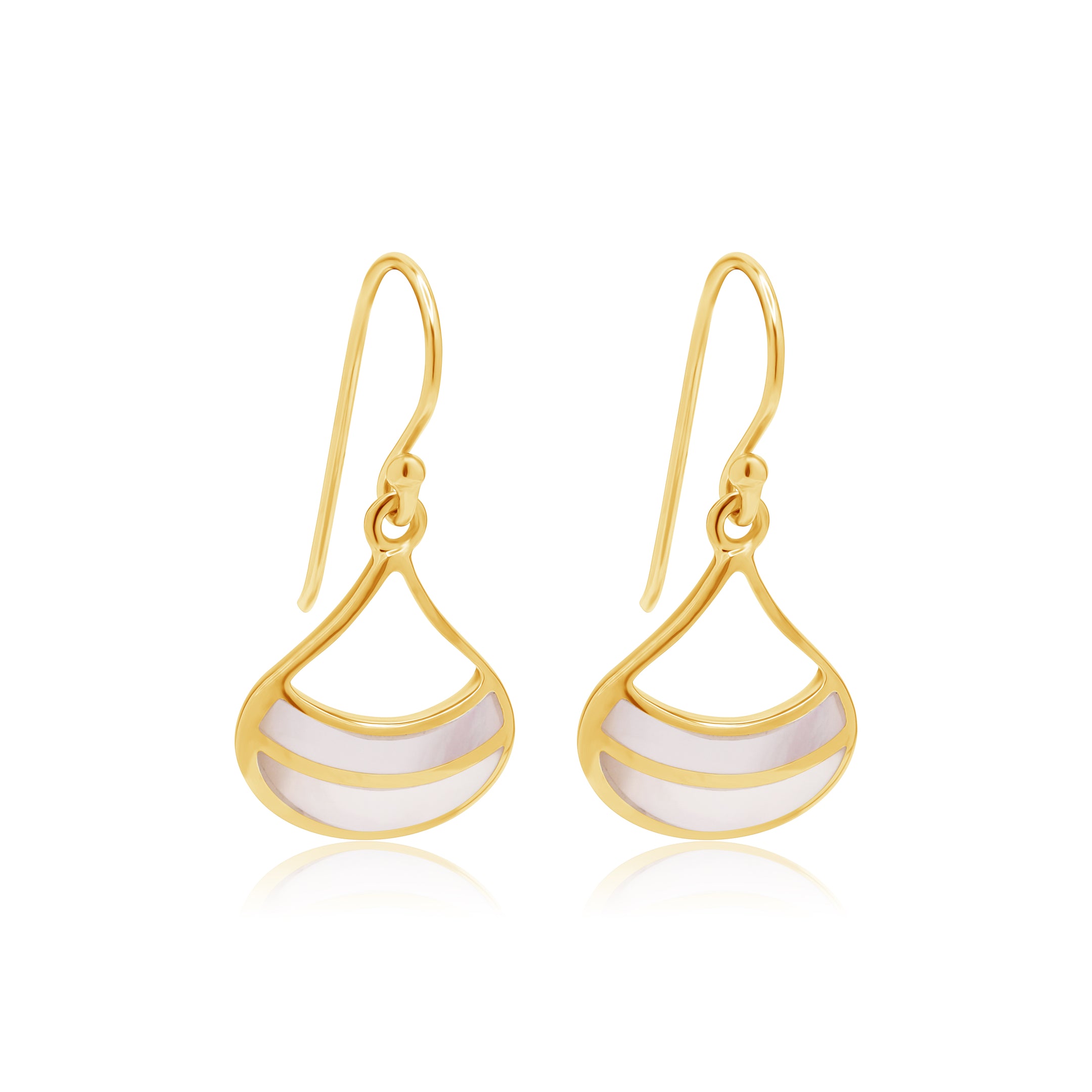 Elaine Mother of Pearl  Gold Drop