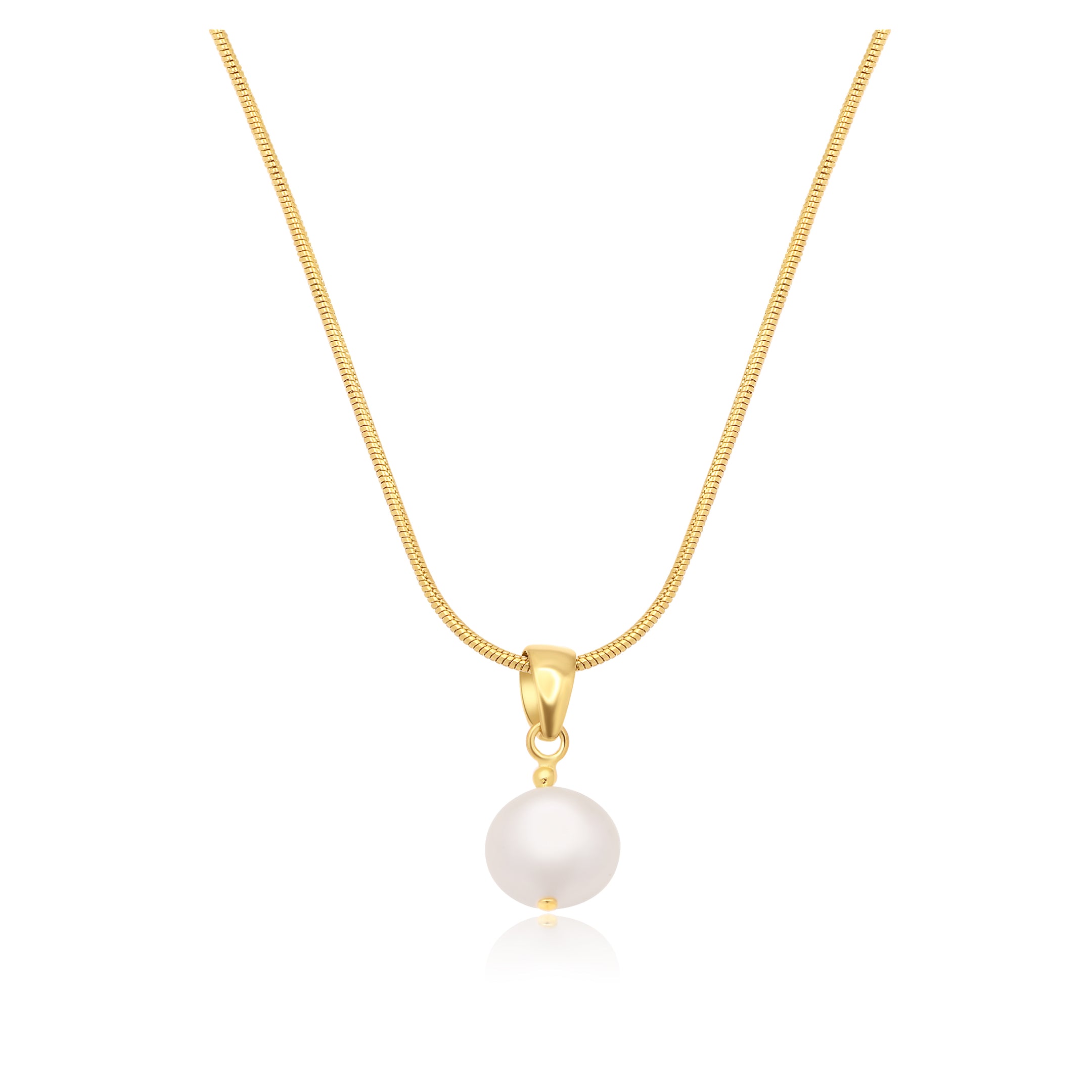 Freshwater Pearl Gold Necklace