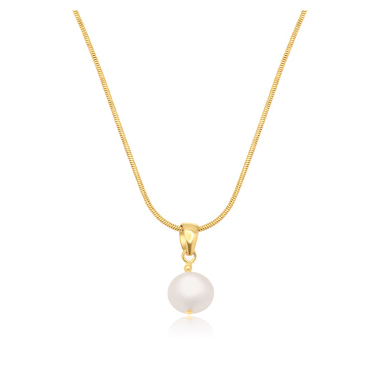 Freshwater Pearl Gold Necklace