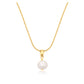 Freshwater Pearl Gold Necklace
