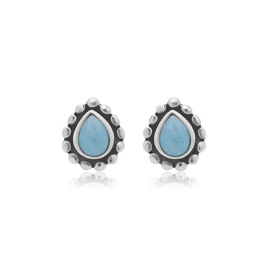 Gaia Petite Larimar Stud