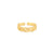 Hazy Gold Toe Ring