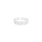 Hazy Silver Toe Ring