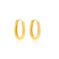 Holly Gold Hoop Earrings