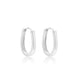 Holly Silver Hoop Earrings