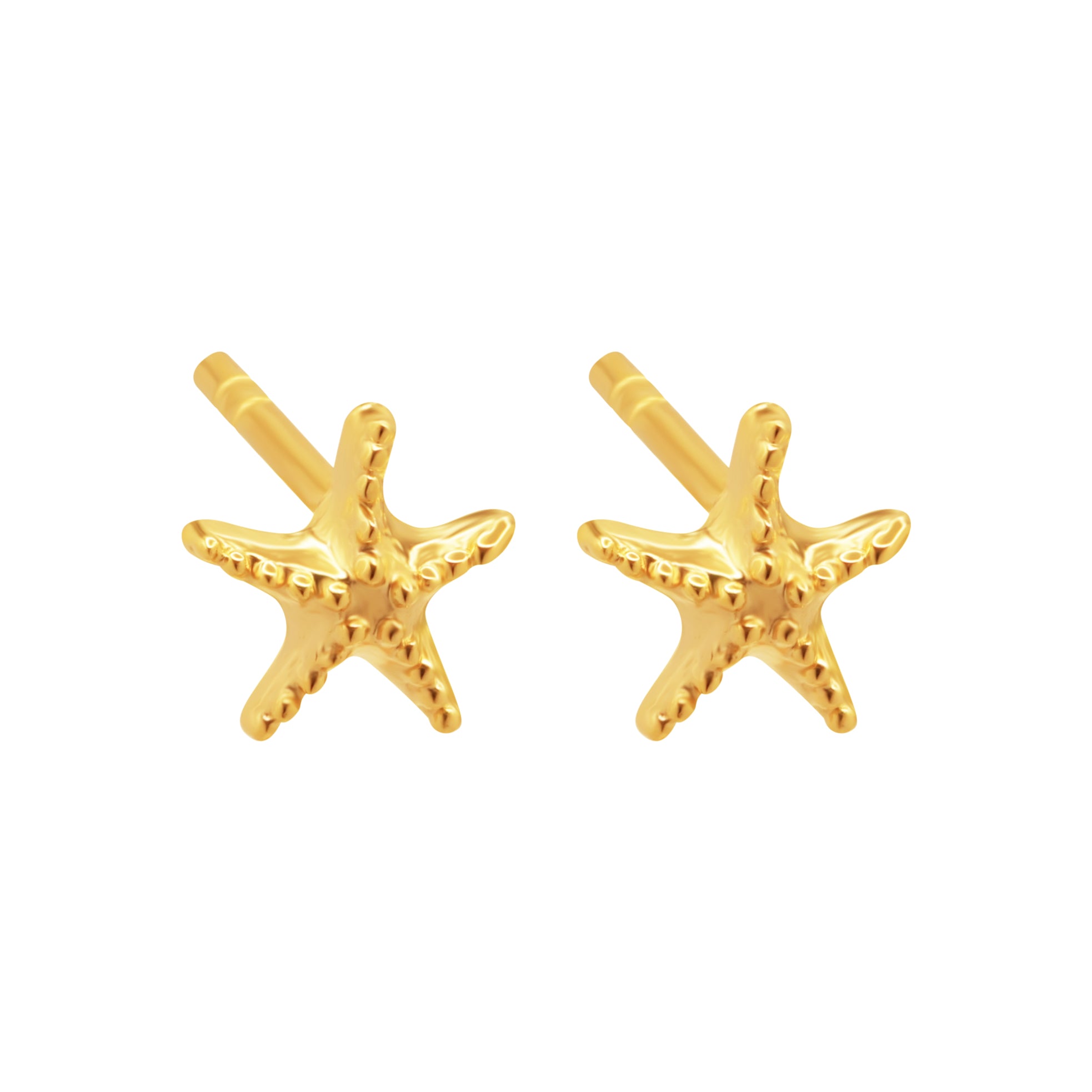 Mini Starfish Gold Studs