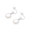Ariana Freshwater Pearl Earrings Silver