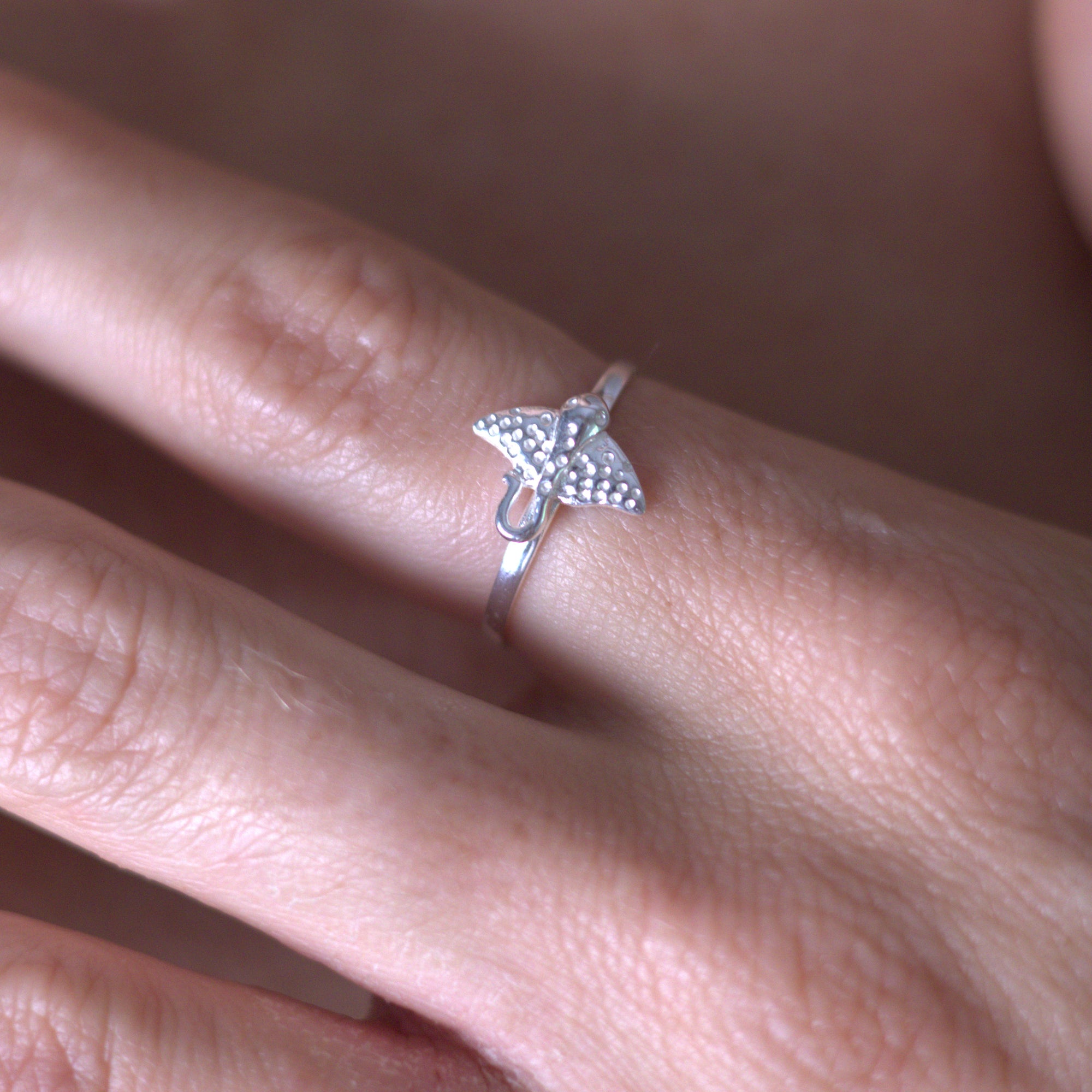Stingray Silver Ring