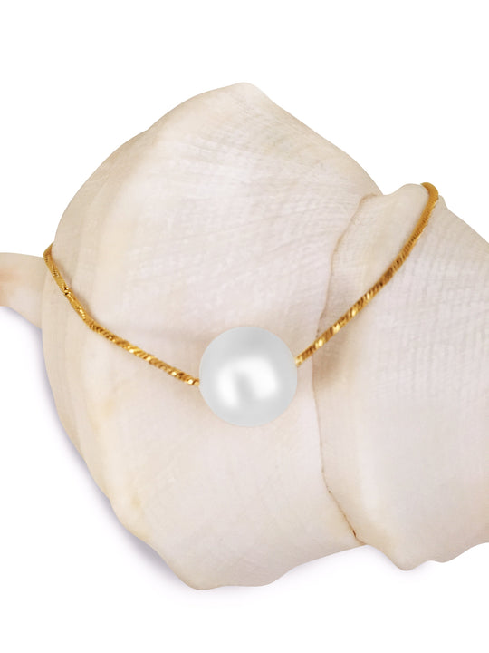 Pele Freshwater Pearl Necklace Gold WHOLESALE