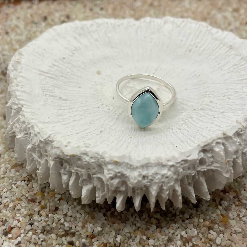 Lila Larimar Ring WHOLESALE