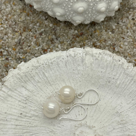 Moana Freshwater Pearl Drop Earrings WHOLESALE