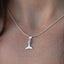 La Sirene Blue Opal Silver Necklace