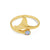 La Sirene Blue Opal Gold Ring