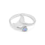 La Sirene Blue Opal Silver Ring
