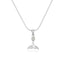 La Sirene White Opal Silver Necklace