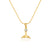 La Sirene White Opal Gold Necklace