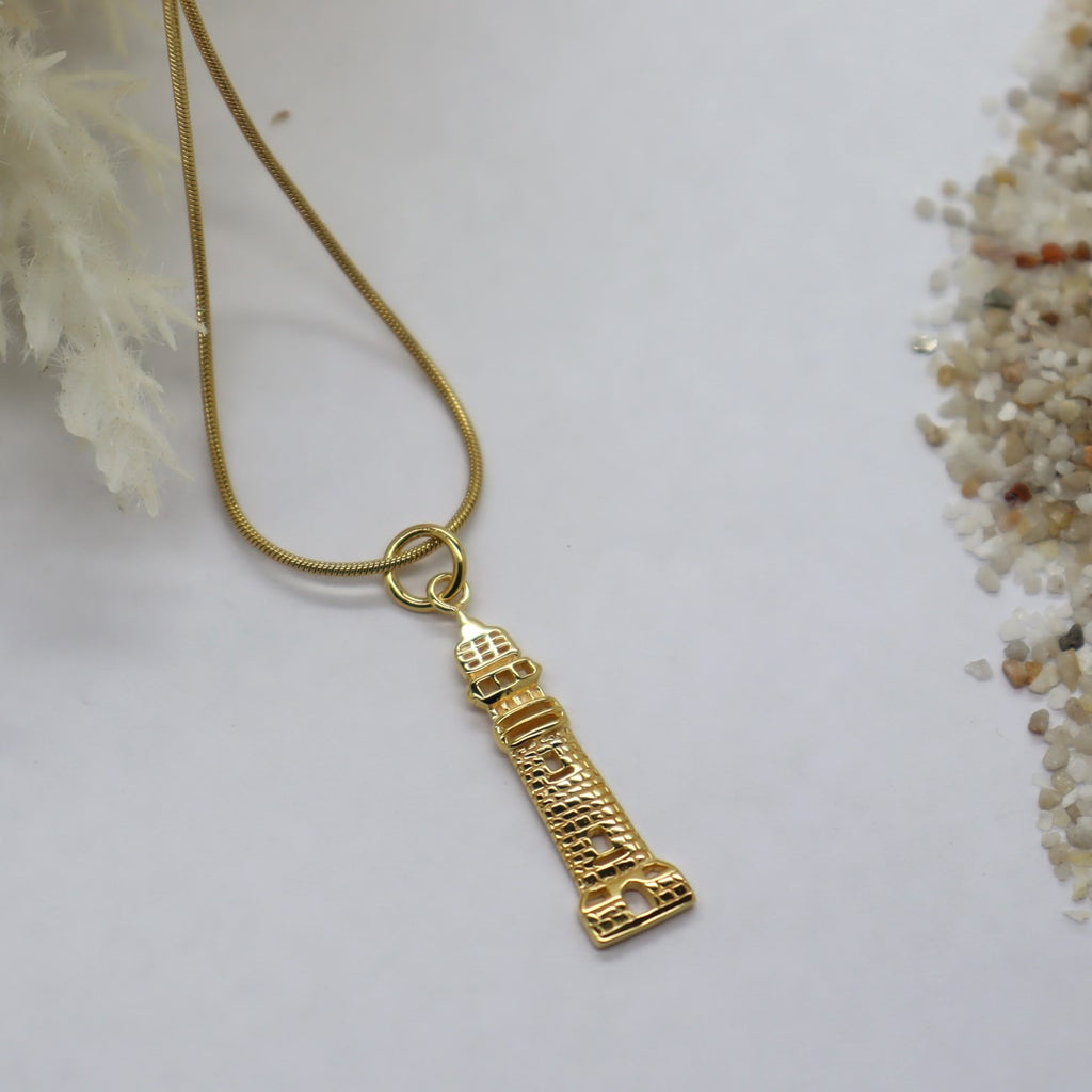 Cape Leeuwin Lighthouse Necklace Gold